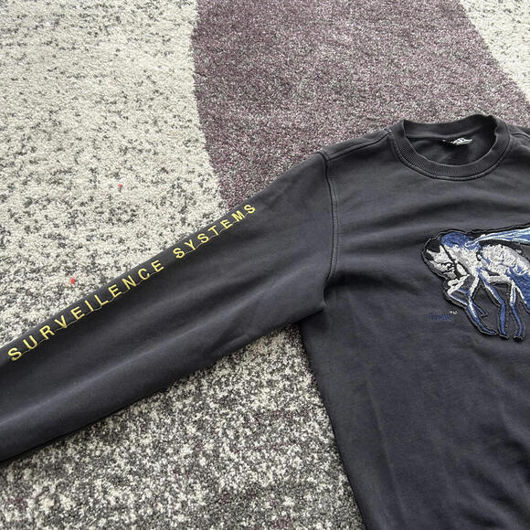 Diesel ‘S-GINNLONG’ Fly Embroidered Sweatshirt - Picture 3 of 5